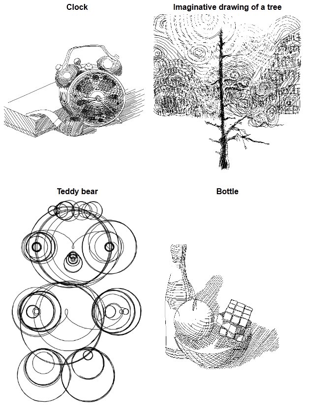 Example drawings from Kinematic Templates